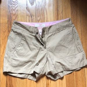 J Crew Chino shorts, size 0